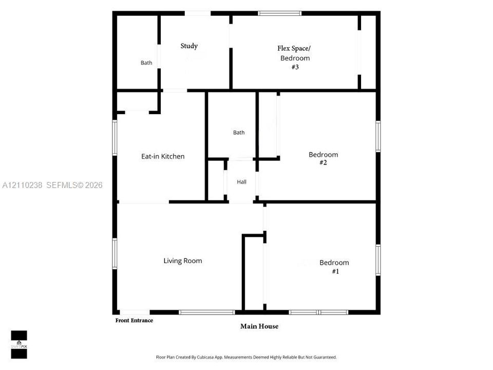 Floor plan Main House