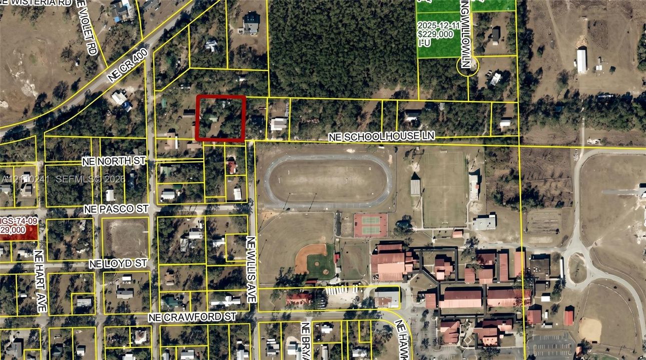Tax Parcel Map. Aerial survey documentation identifying boundaries and geographic orientation of the property