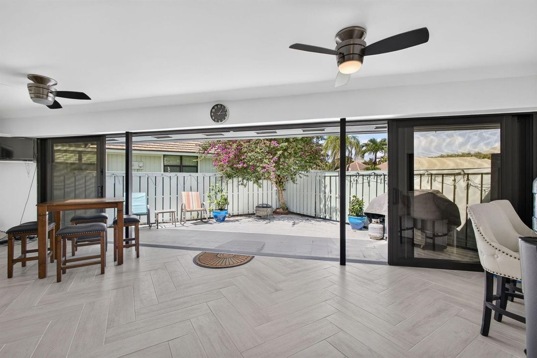 Sunroom to patio