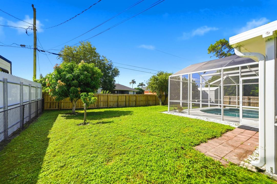 Fenced Backyard