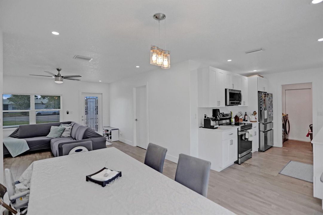 12 - living room + dining room + kitchen