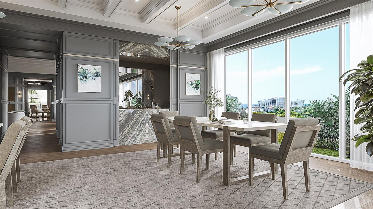 29-Caretta Dining Room Bar