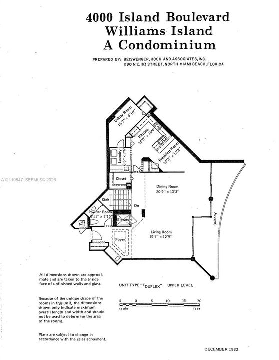 Upper Level Floor Plan