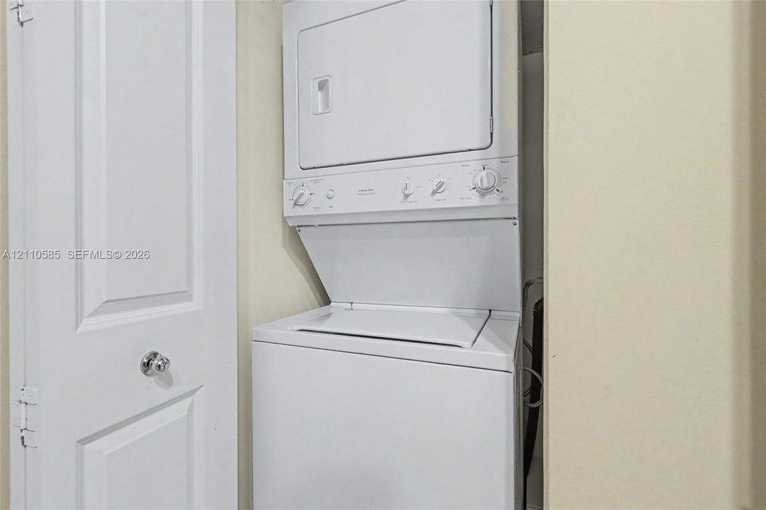 Stacked laundry