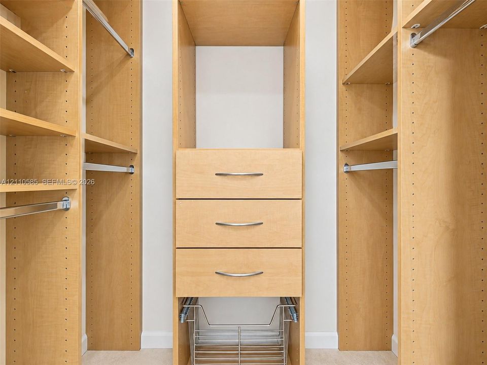 Second Bedroom walking closet