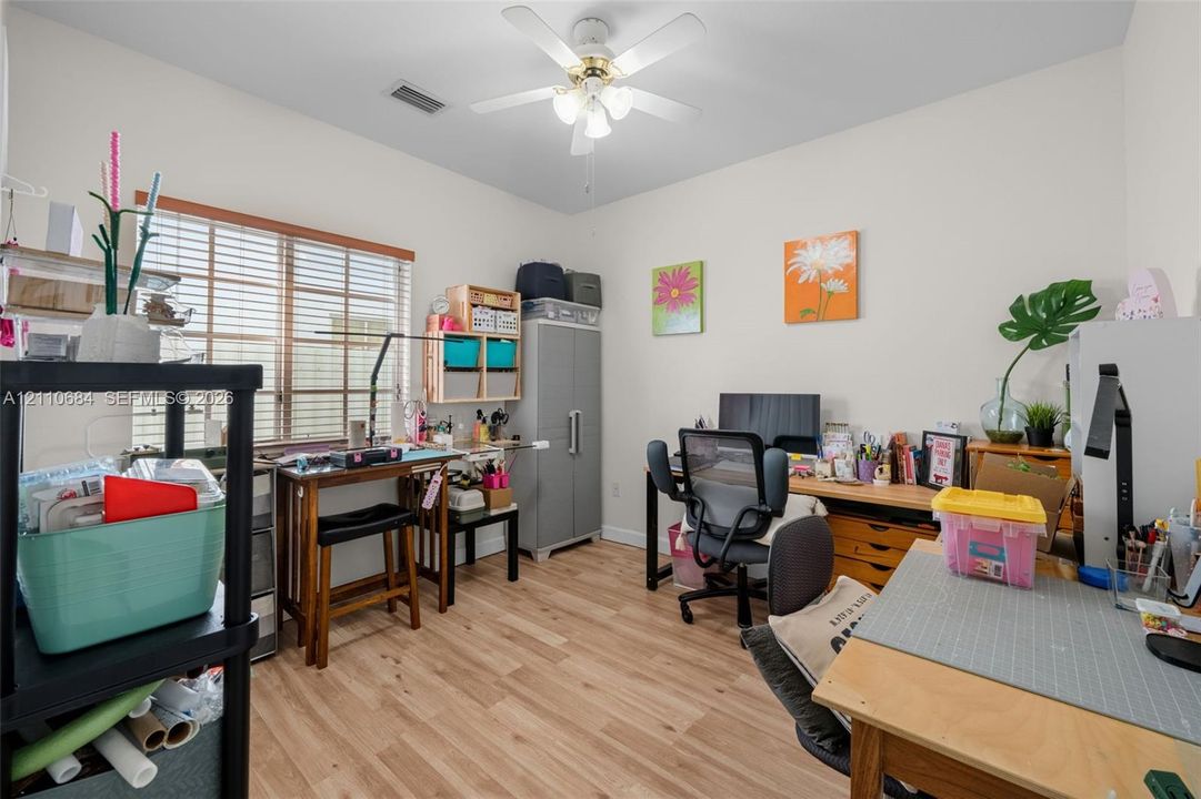 1st Floor bedroom used as office