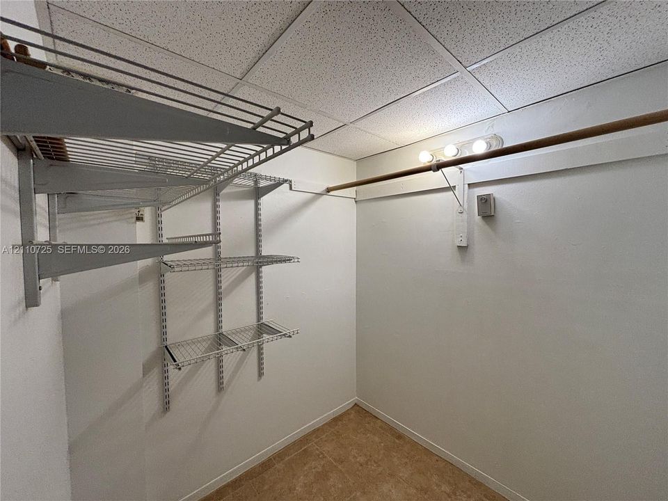 Master closet