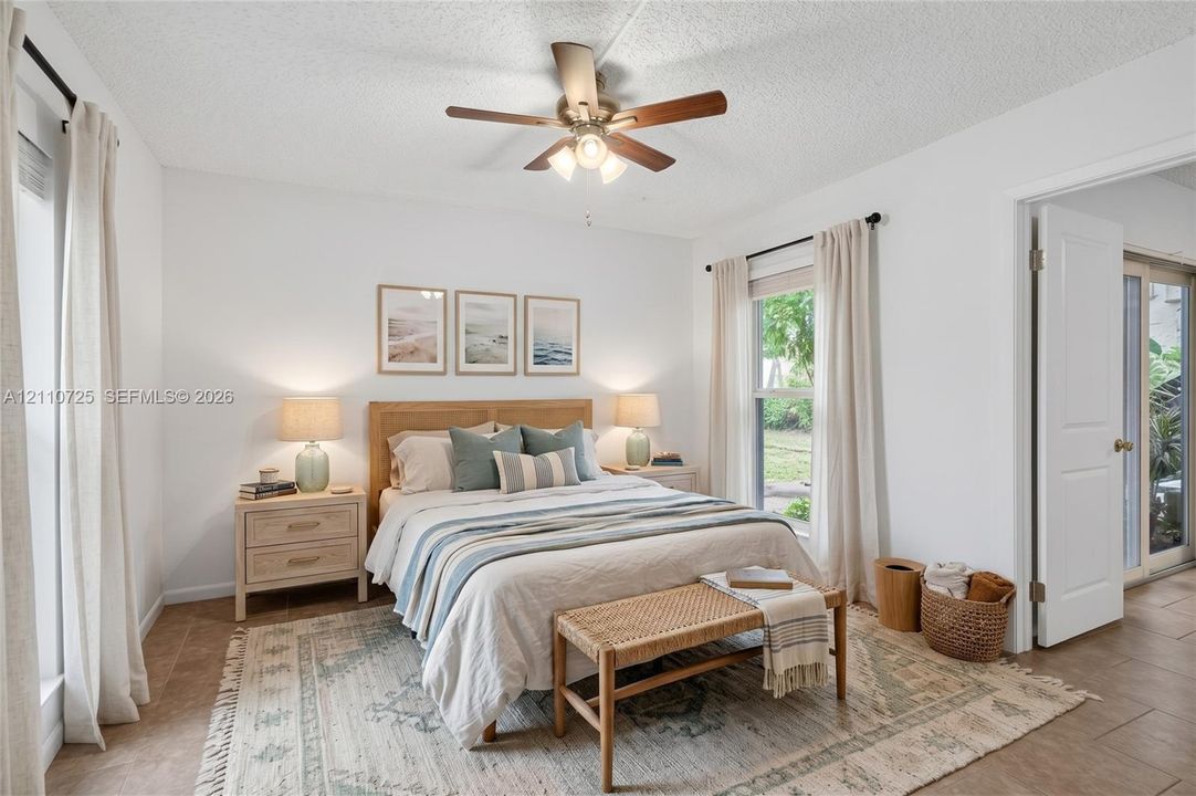 Primary bedroom (virtually staged)