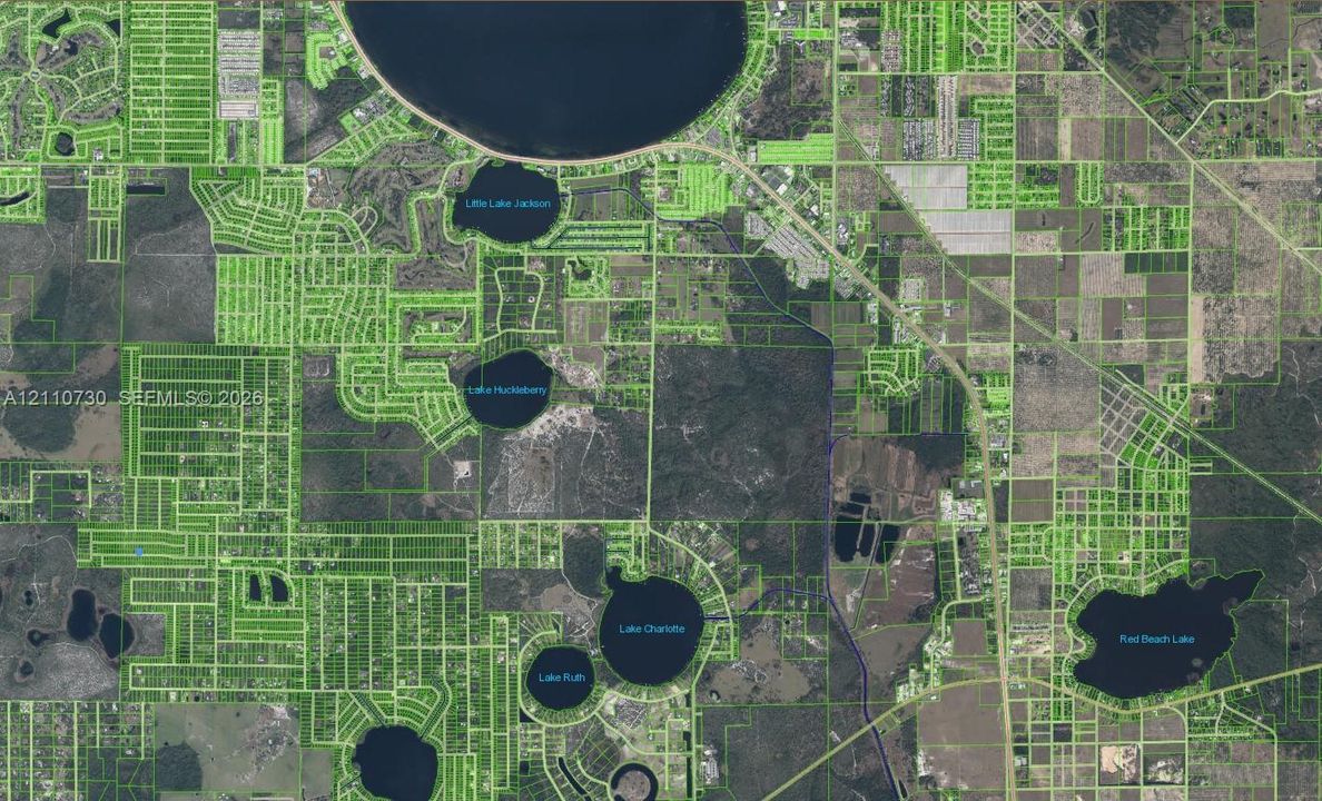 Plat Map. Aerial survey documentation identifying property boundaries and land parcel divisions