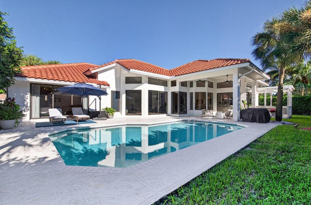 revised pool and patio