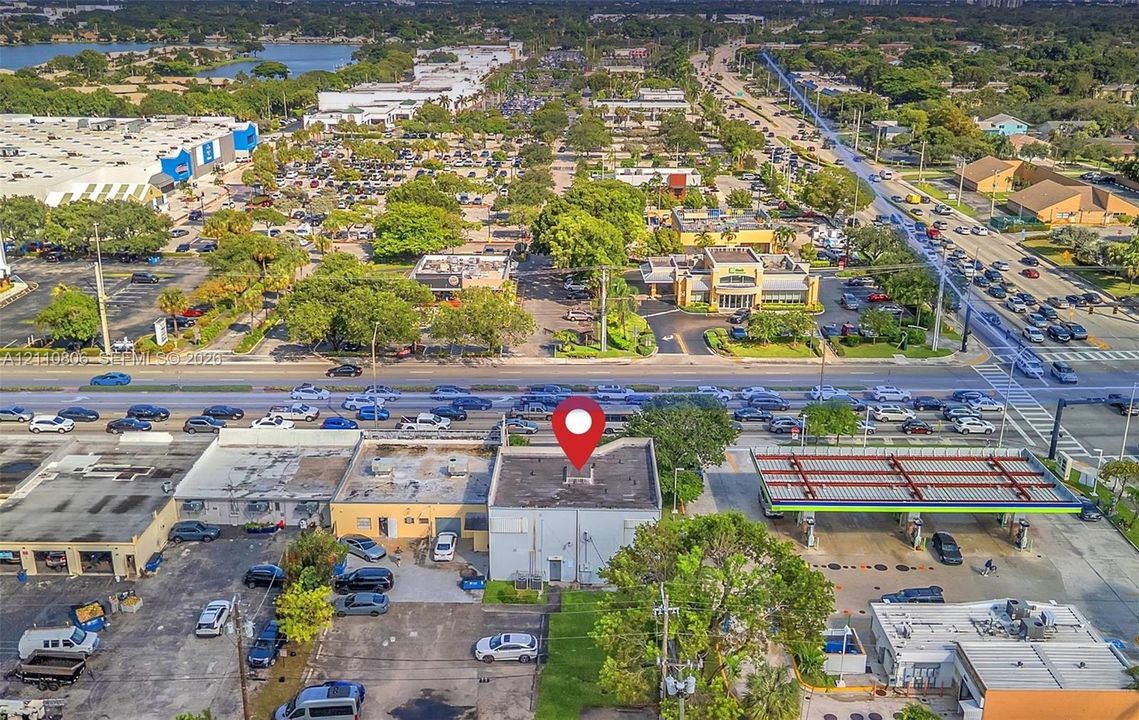 Retail Map Aerial - Nearby Brands