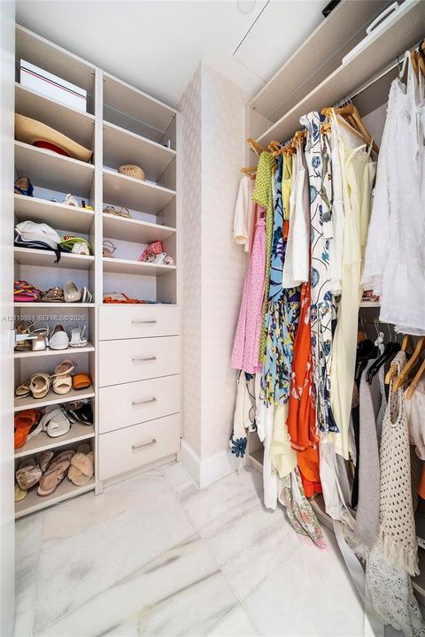 Custom walk-in closet