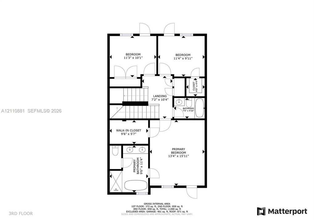 Third Floor plan