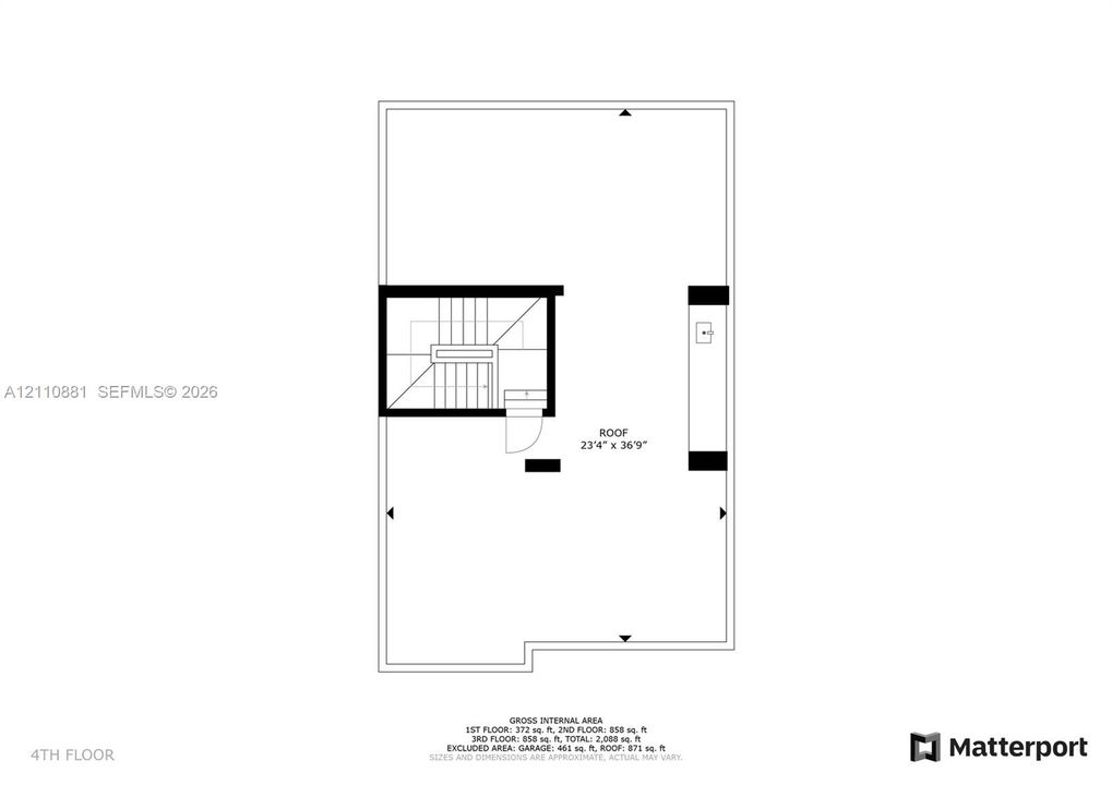 Roof top Floor plan