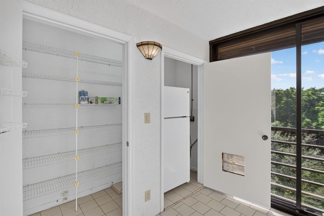 EXTRA REFRIGERATOR. & CLOSETS