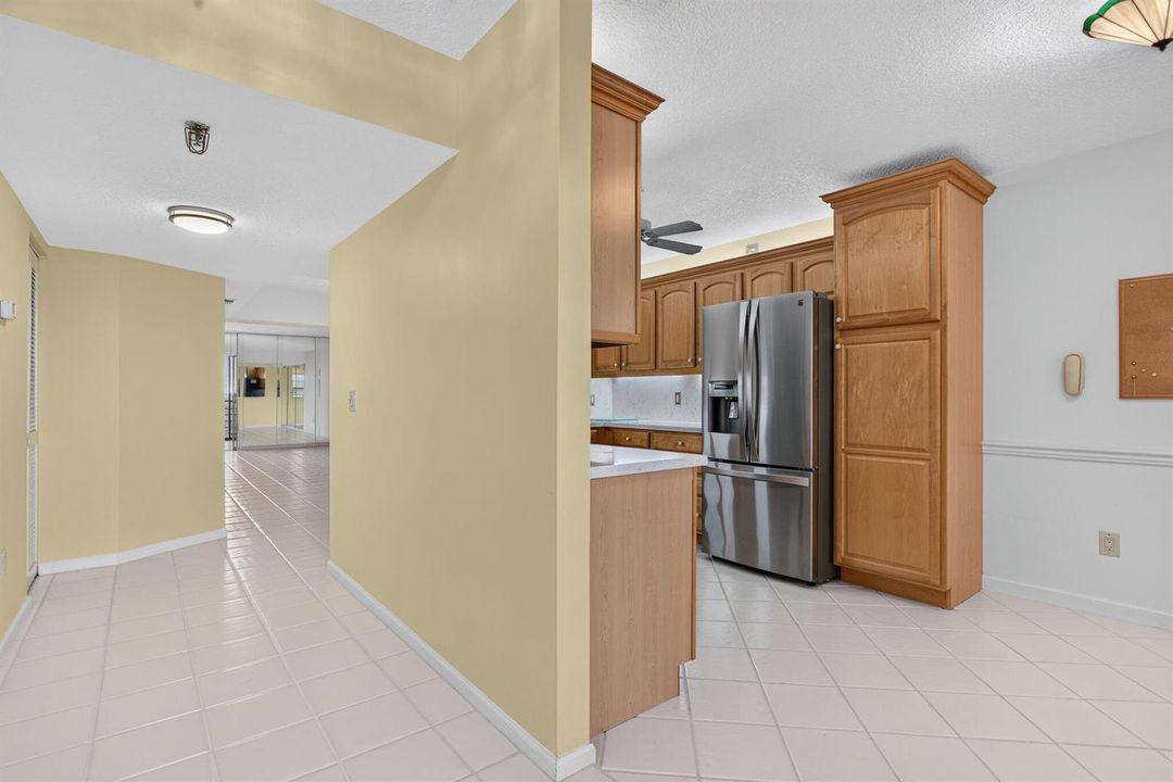 ENTRY FOYER AND KITCHEN