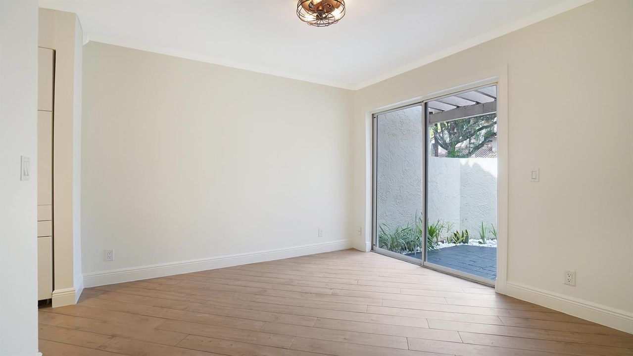Dining Room with Side Patio