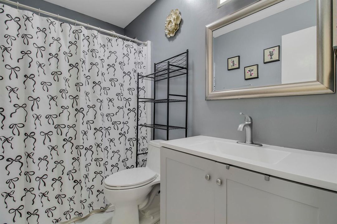 Guest bathroom upstairs