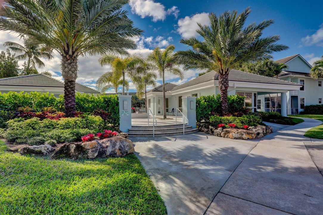 Pool Deck Entrance