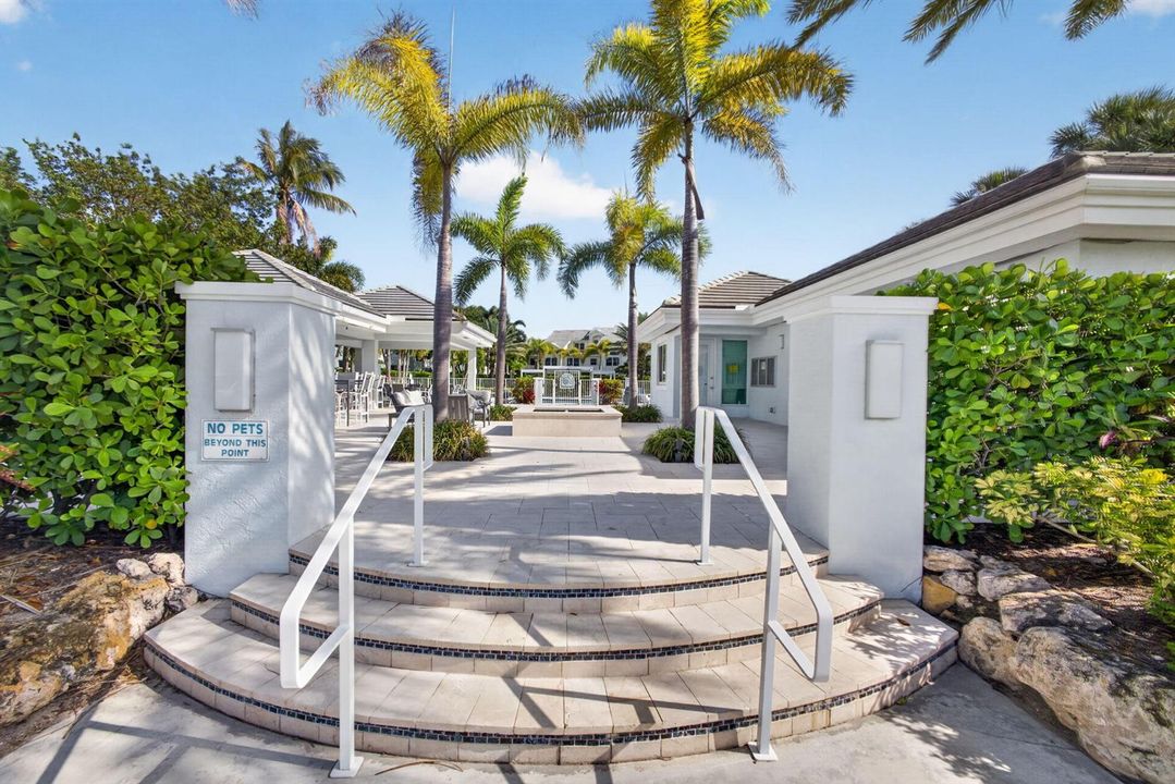 Pool Deck Entrance