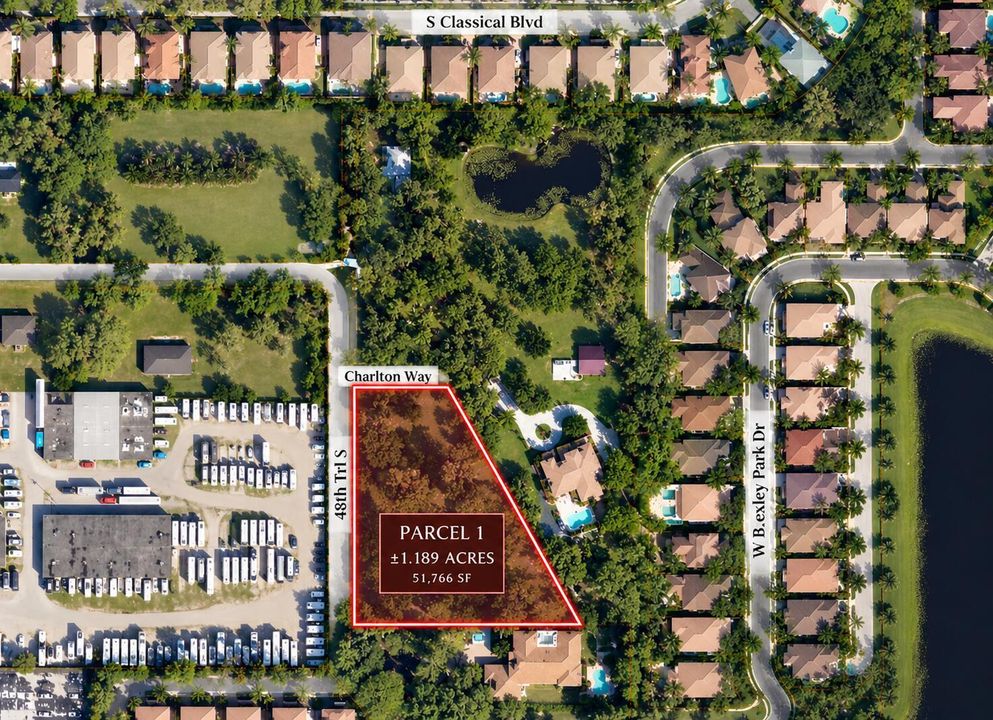 Parcel 1 Aerial Property Map
