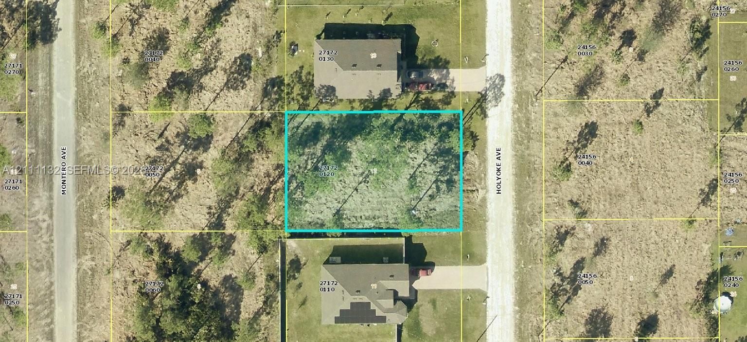 Property Plat Map. Highlighting the boundaries and site dimensions of the property