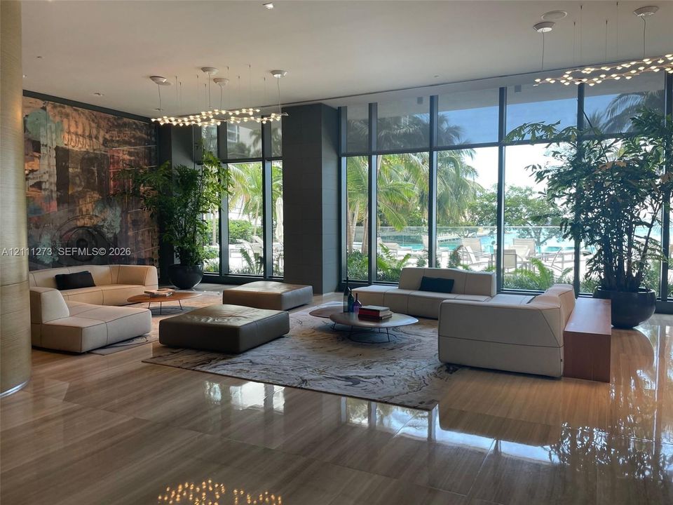 Reception lobby.