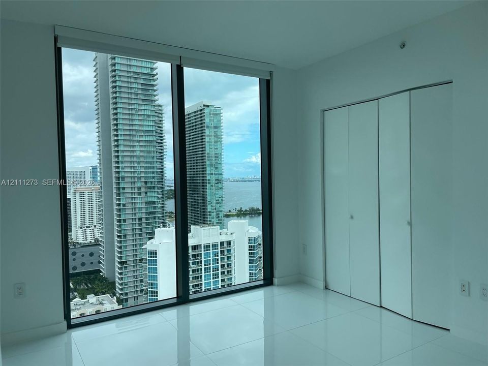 Second bedroom with beautiful view.