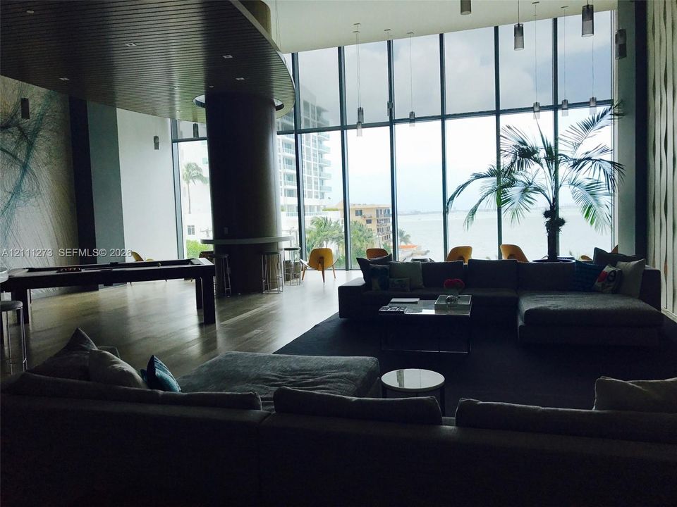 Building lobby.