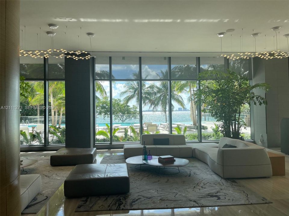 Impressive reception area.