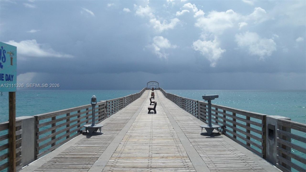 Lake Worth Beach pier.