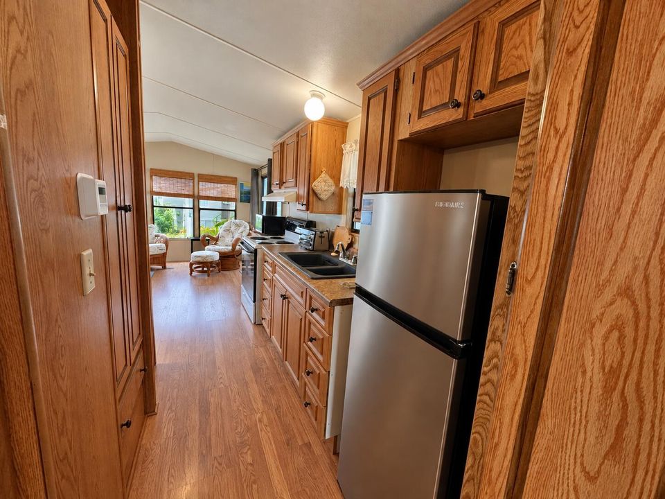Galley Kitchen and Sunlit Nook