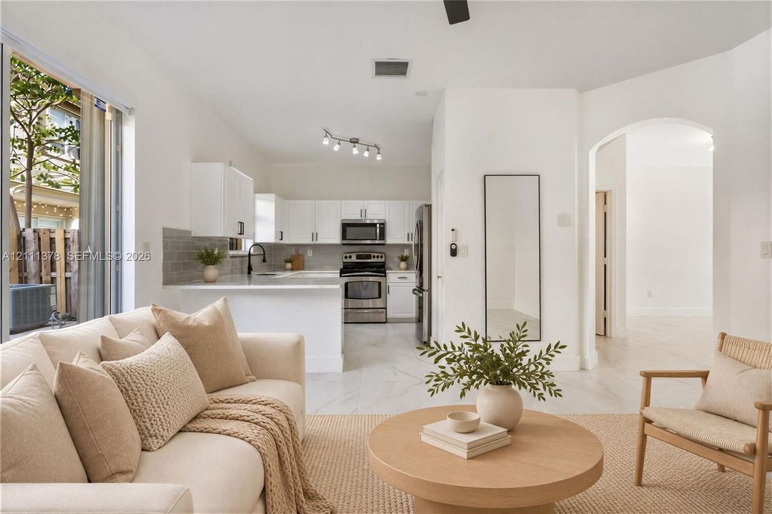 Virtually Staged- Family Room
