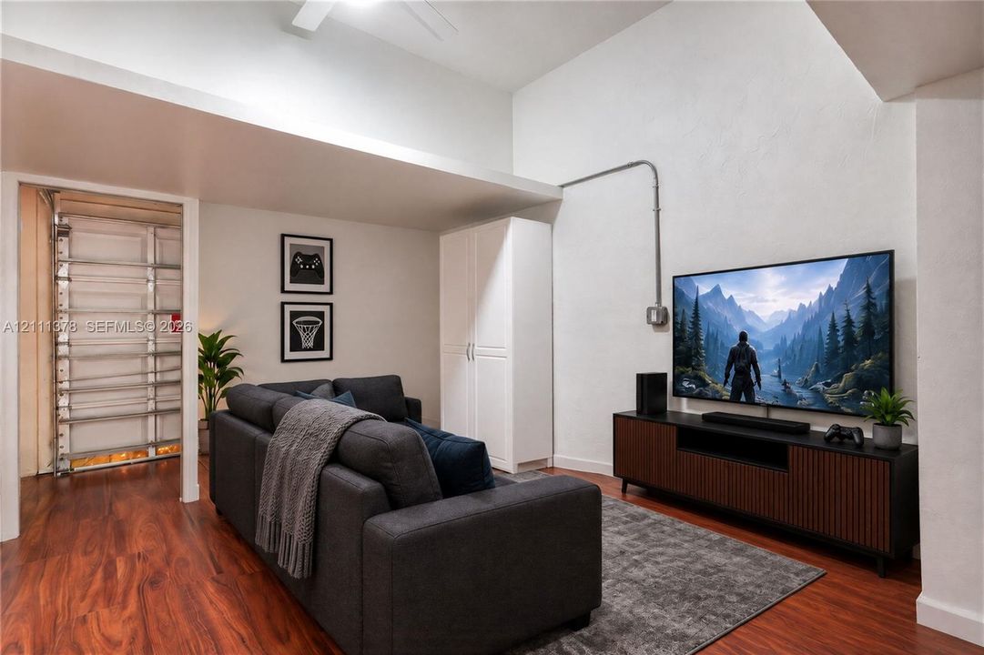 Virtually Staged- Garage Conversion
