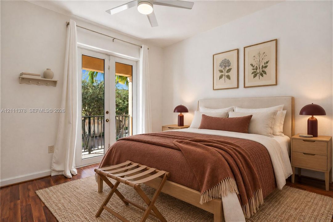 Virtually Staged- Guest Bedroom