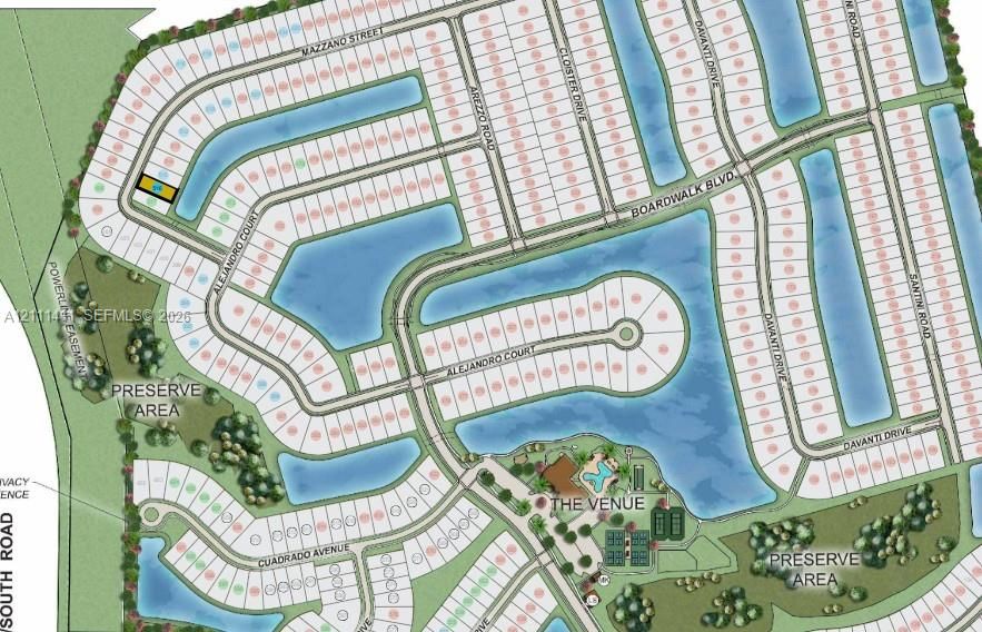 13522 SW Mazzano Street Site Map