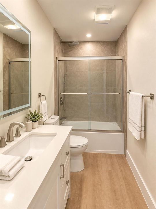 Modern Neutral Bathroom Retreat