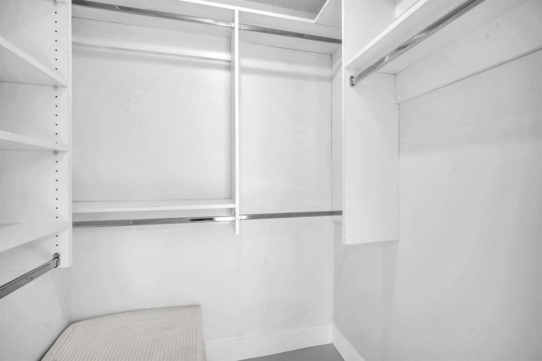 Second bedroom walk in closet