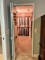 Master walk-in closet