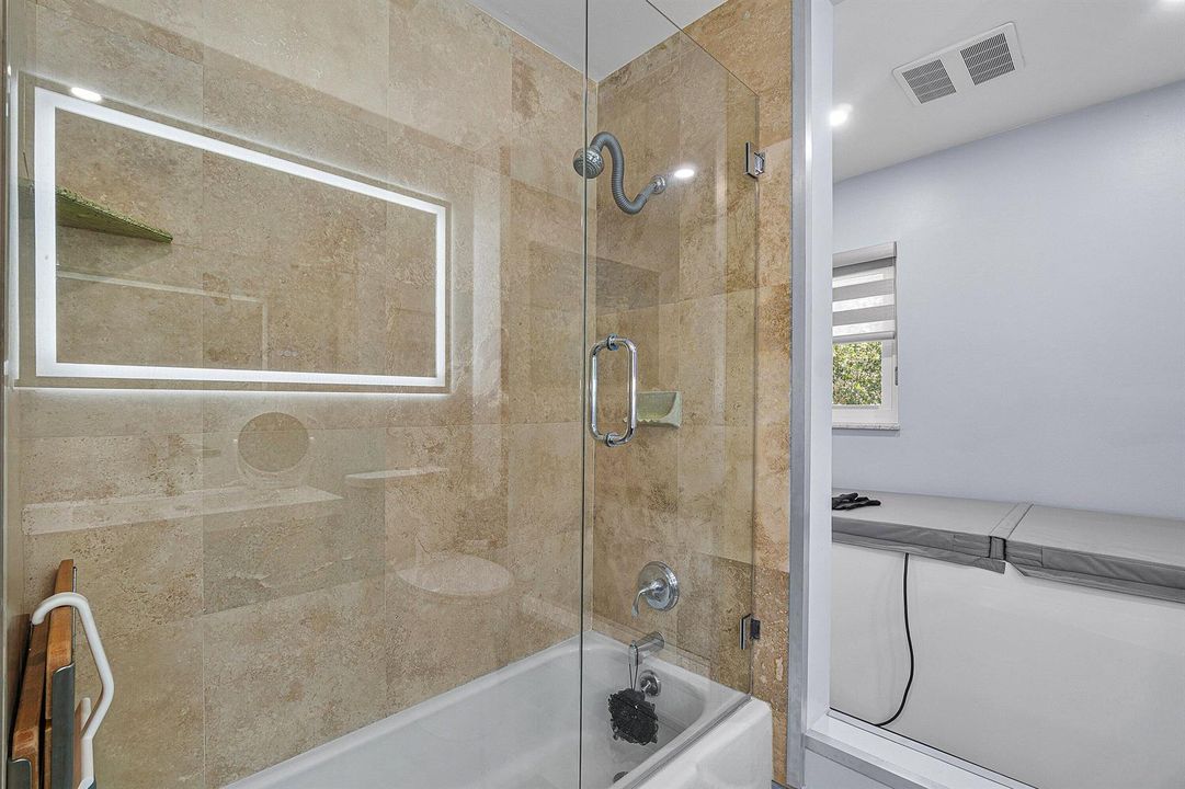 shower/cold plunge