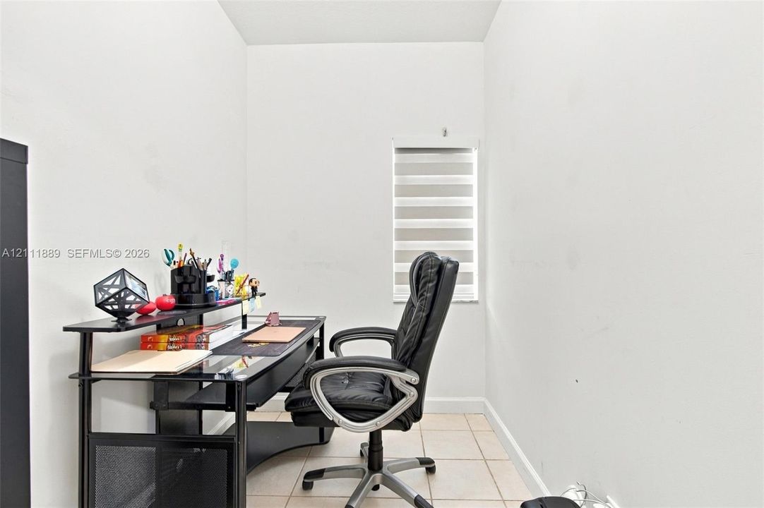 office inside the primary suite