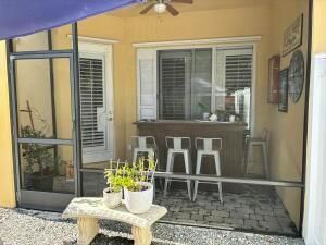 Screened patio