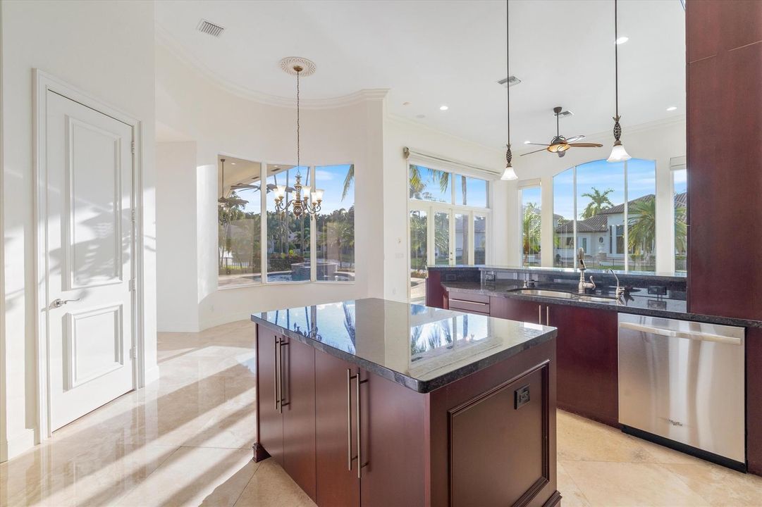 Open Kitchen with Center Island