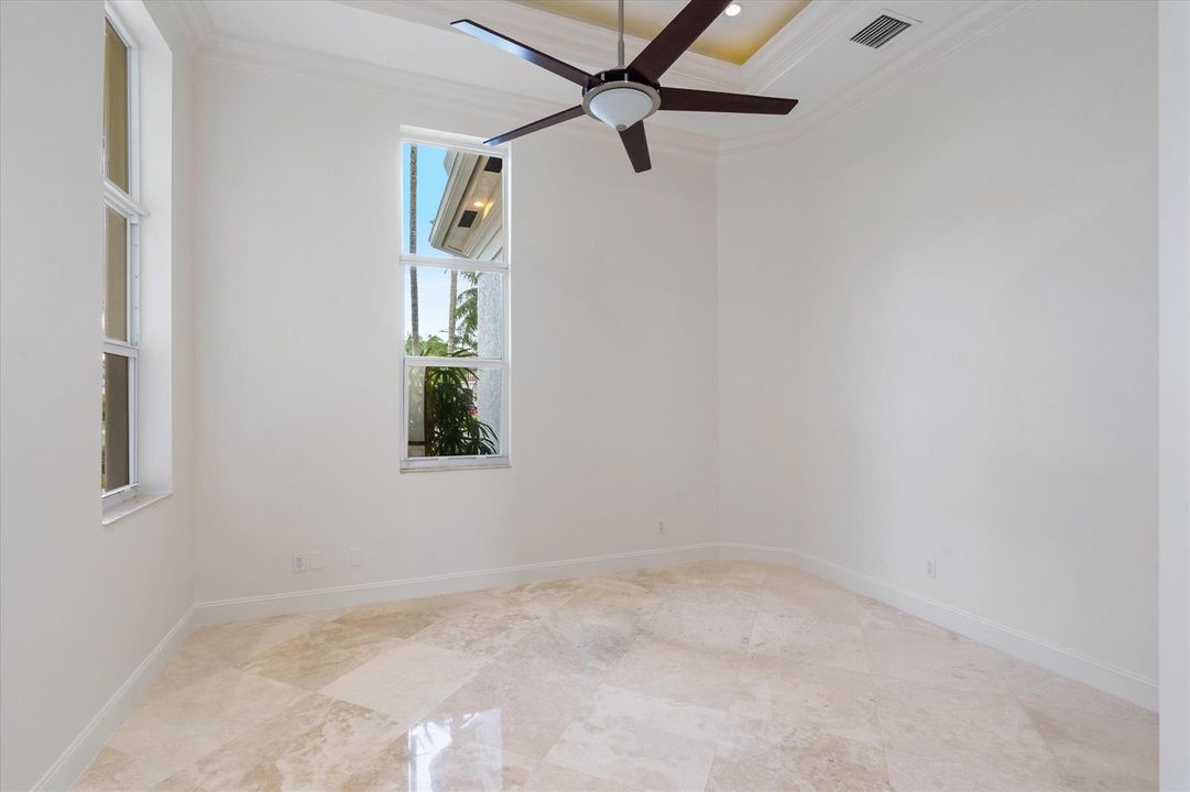 Bedroom 5 w Coffered Ceiling