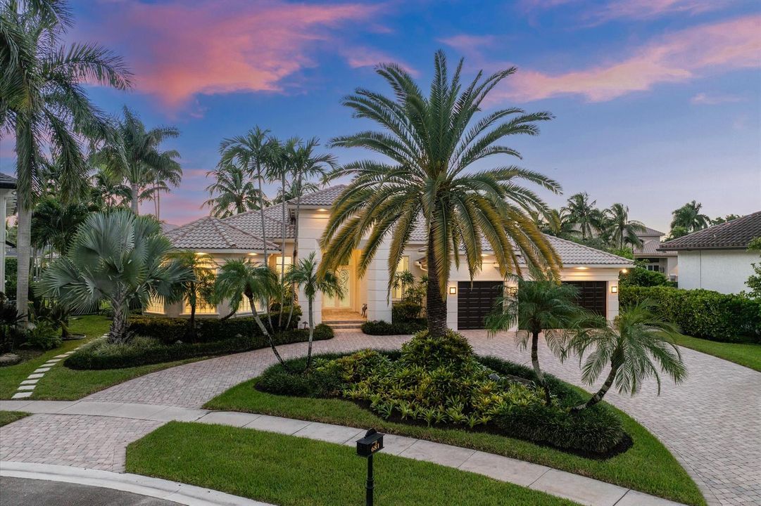 Front Elevation at Twilight