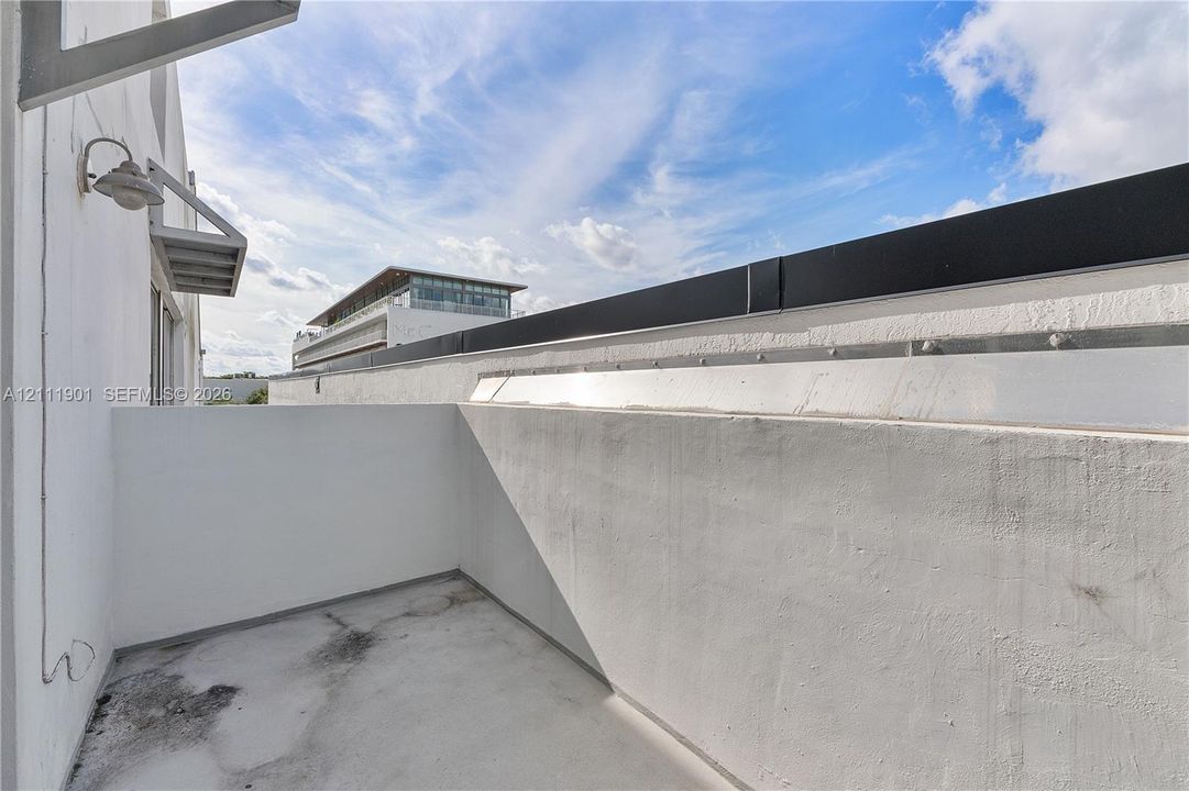 Outdoor space first floor