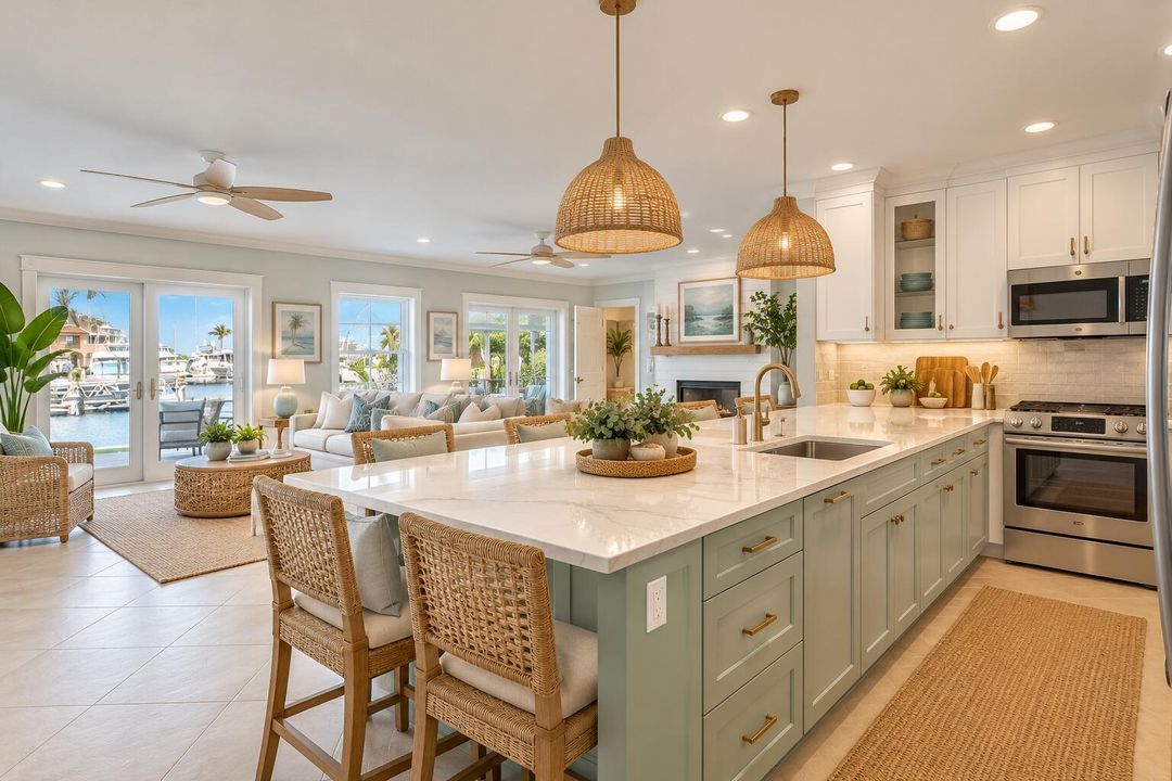 Airy Coastal Kitchen