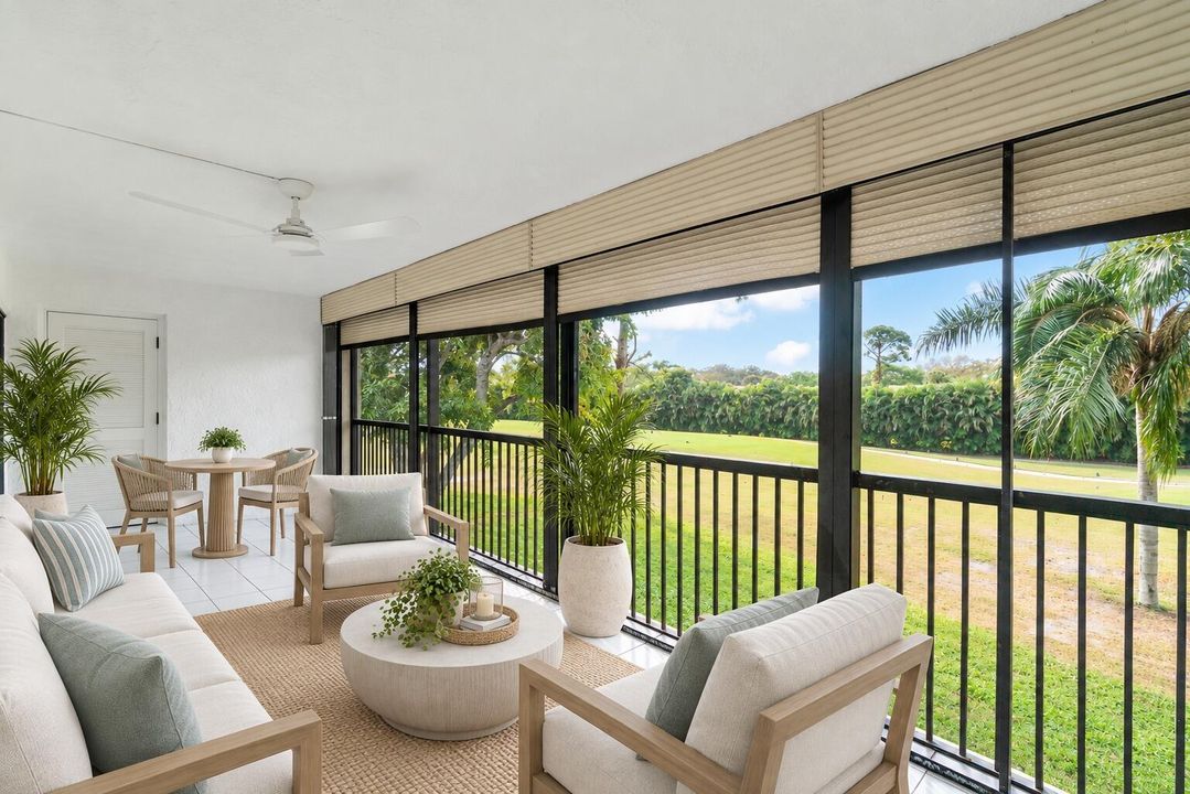 Virtually Staged Balcony