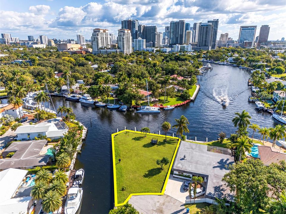 Waterfront Lot with Skyline Views