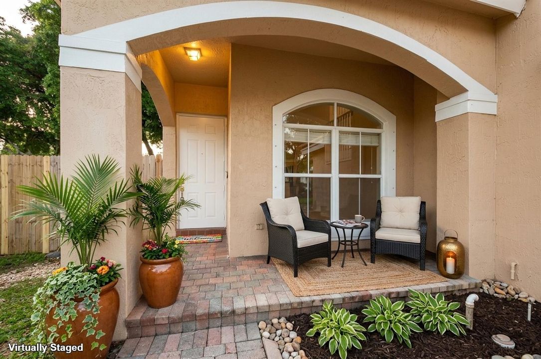 Front Entry staged -